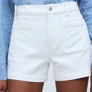 The Denim Emmett Short: Tile White
